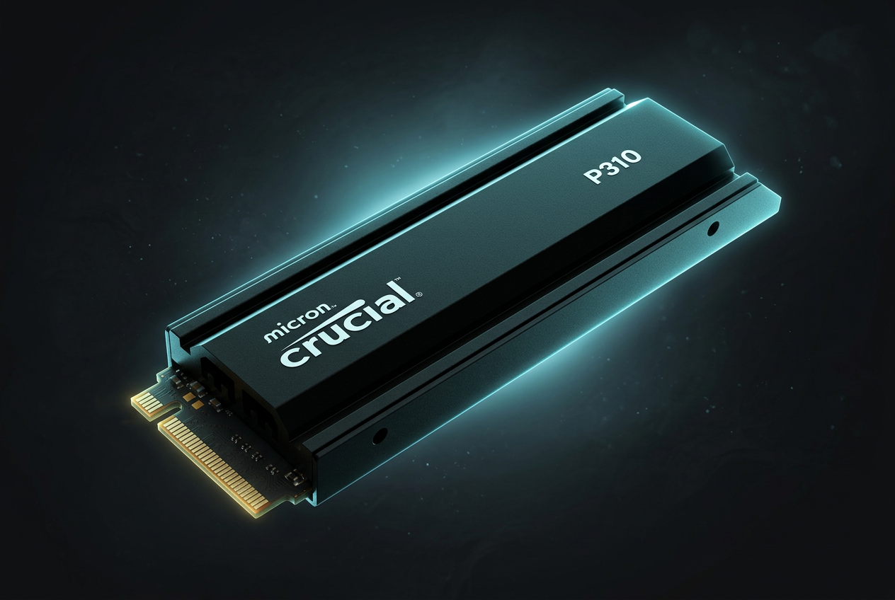 Crucial P310 NVMe SSD w/ Heatsink
